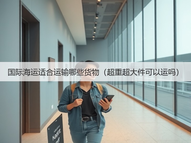 国际海运适合运输哪些货物（超重超大件可以运吗）