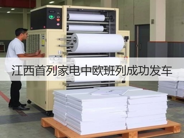 江西首列家电中欧班列成功发车(图3) 江西首列家电中欧班列成功发车(图3)