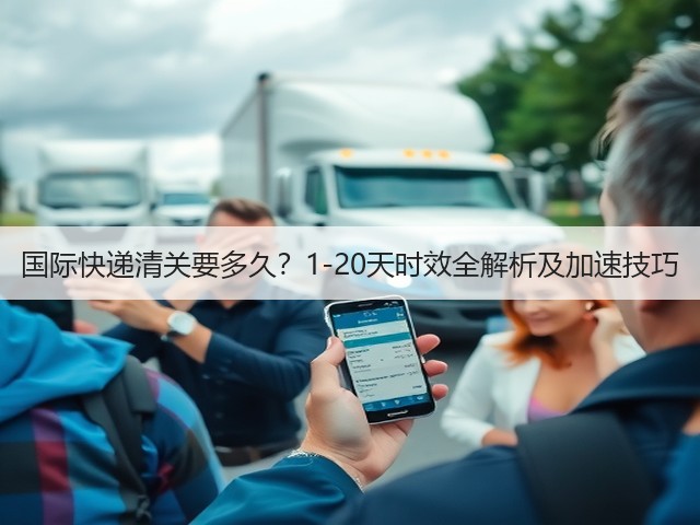 国际快递清关要多久？1-20天时效全解析及加速技巧(图3)