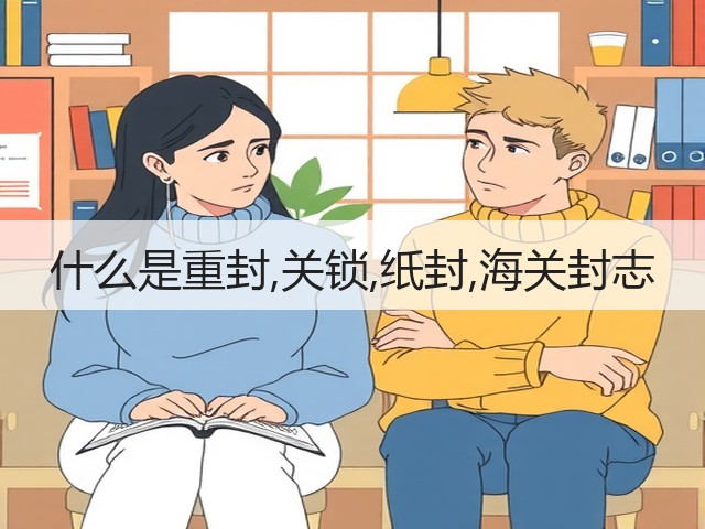 什么是重封,关锁,纸封,海关封志(图2)