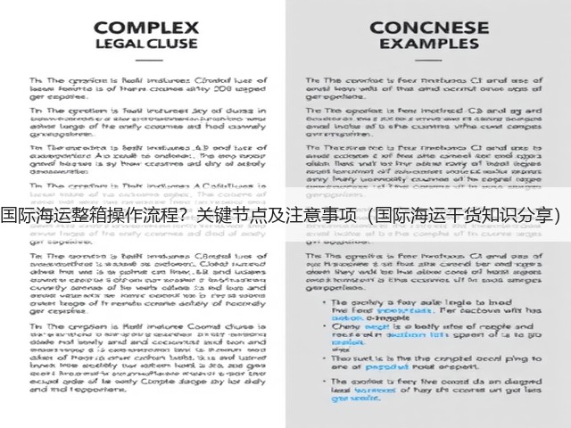 国际海运整箱操作流程?关键节点及注意事项(国际海运干货知识分享)(图3) 国际海运整箱操作流程?关键节点及注意事项(国际海运干货知识分享)(图3)