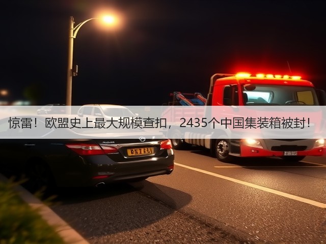惊雷!欧盟史上最大规模查扣,2435个中国集装箱被封!(图2) 惊雷!欧盟史上最大规模查扣,2435个中国集装箱被封!(图2)