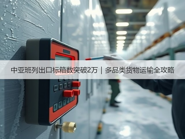 中亚班列出口标箱数突破2万|多品类货物运输全攻略(图2) 中亚班列出口标箱数突破2万|多品类货物运输全攻略(图2)