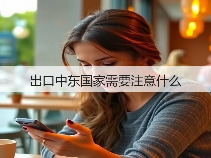 出口中东国家需要注意什么