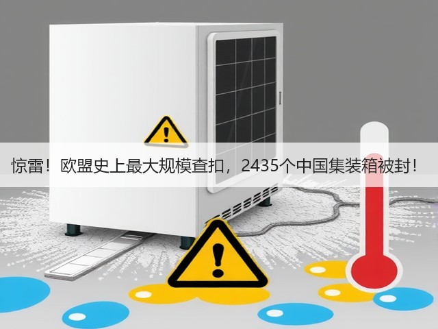 惊雷!欧盟史上最大规模查扣,2435个中国集装箱被封!(图3) 惊雷!欧盟史上最大规模查扣,2435个中国集装箱被封!(图3)