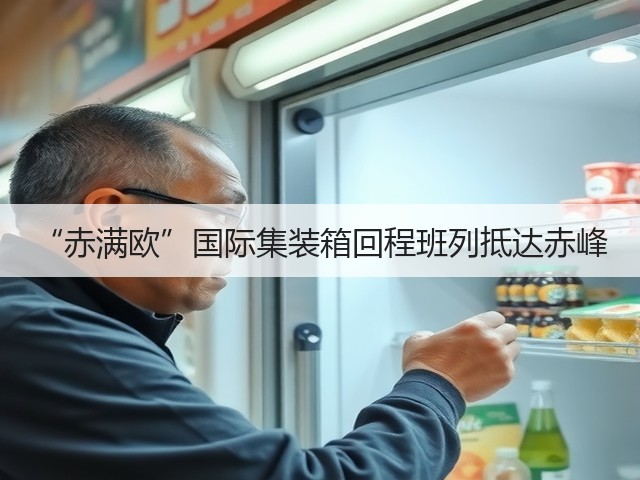 “赤满欧”国际集装箱回程班列抵达赤峰(图1) “赤满欧”国际集装箱回程班列抵达赤峰(图1)