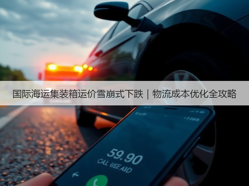 国际海运集装箱运价雪崩式下跌|物流成本优化全攻略 国际海运集装箱运价雪崩式下跌|物流成本优化全攻略
