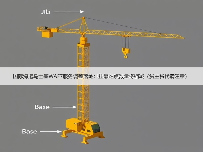 国际海运马士基WAF7服务调整落地：挂靠站点数量将缩减（货主货代请注意）