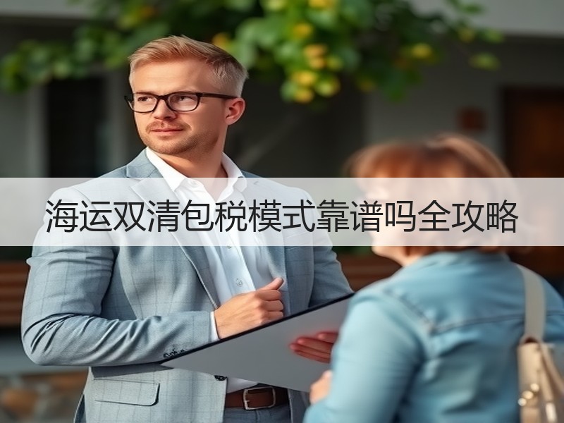 海运双清包税模式靠谱吗全攻略