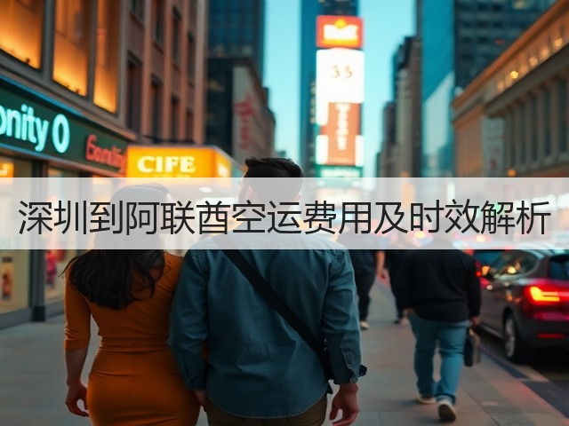 深圳到阿联酋空运费用及时效解析(图3)