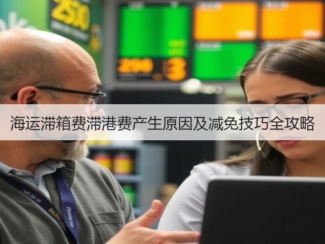 海运滞箱费滞港费产生原因及减免技巧全攻略(图3)