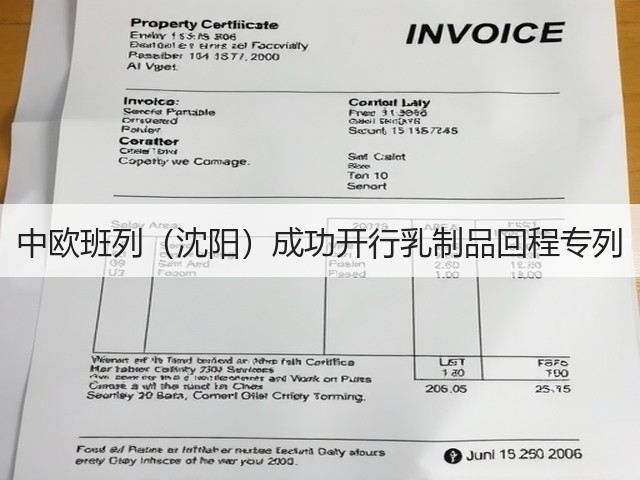 中欧班列(沈阳)成功开行乳制品回程专列(图3) 中欧班列(沈阳)成功开行乳制品回程专列(图3)