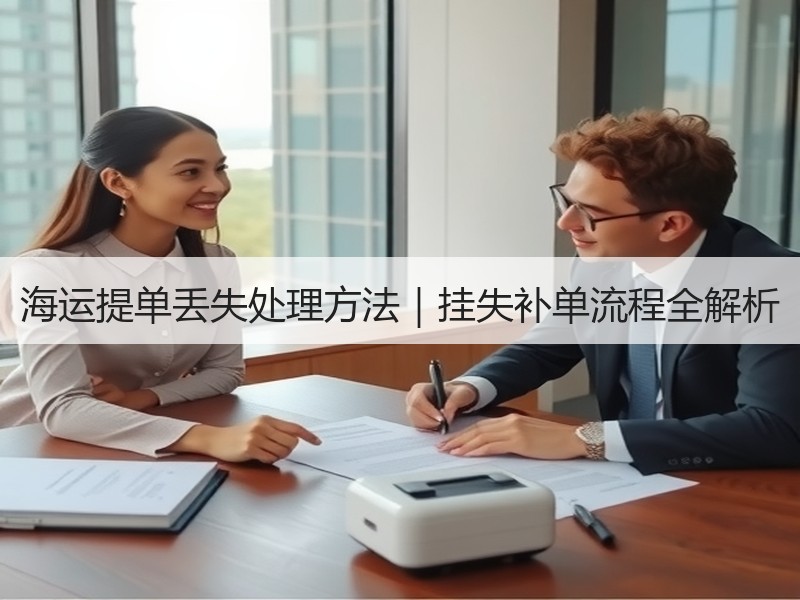 海运提单丢失处理方法｜挂失补单流程全解析