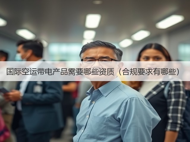 国际空运带电产品需要哪些资质(合规要求有哪些)(图1) 国际空运带电产品需要哪些资质(合规要求有哪些)(图1)