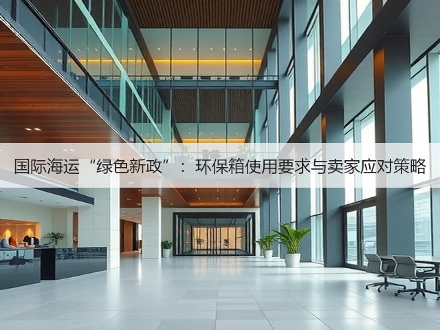 国际海运“绿色新政”：环保箱使用要求与卖家应对策略(图1)