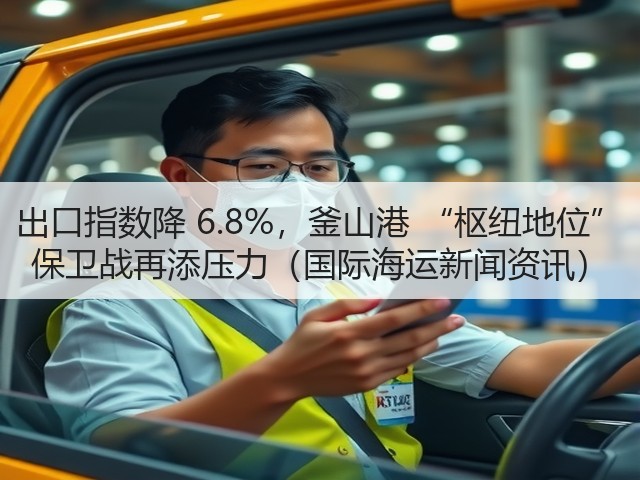 出口指数降 6.8%,釜山港 “枢纽地位” 保卫战再添压力(国际海运新闻资讯)(图2) 出口指数降 6.8%,釜山港 “枢纽地位” 保卫战再添压力(国际海运新闻资讯)(图2)