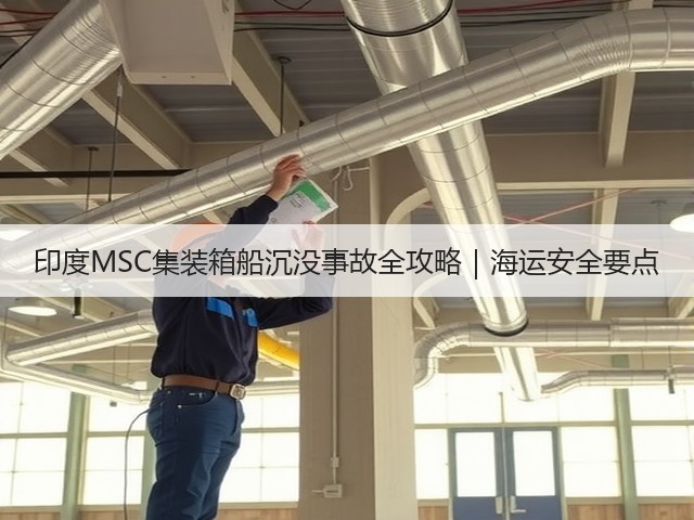 印度MSC集装箱船沉没事故全攻略|海运安全要点(图1) 印度MSC集装箱船沉没事故全攻略|海运安全要点(图1)
