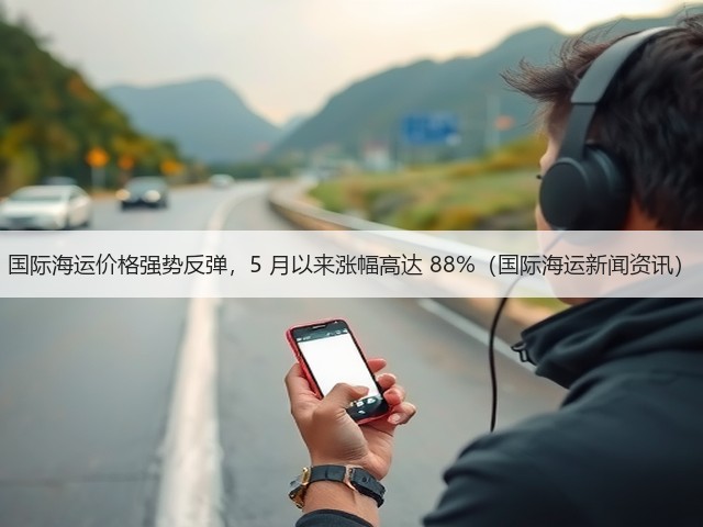 国际海运价格强势反弹,5 月以来涨幅高达 88%(国际海运新闻资讯)(图2) 国际海运价格强势反弹,5 月以来涨幅高达 88%(国际海运新闻资讯)(图2)