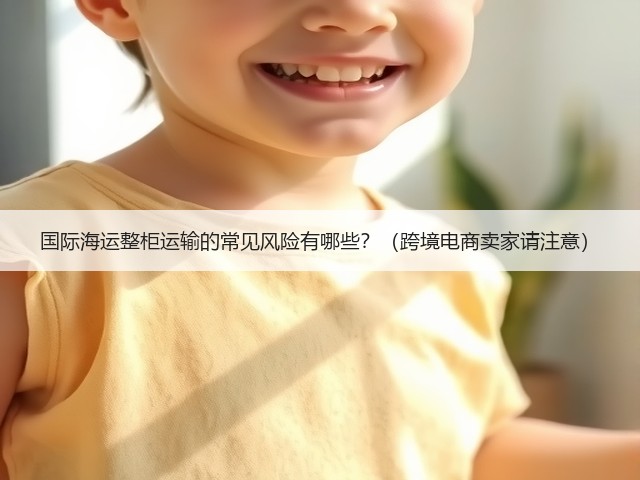 国际海运整柜运输的常见风险有哪些?(跨境电商卖家请注意)(图3) 国际海运整柜运输的常见风险有哪些?(跨境电商卖家请注意)(图3)