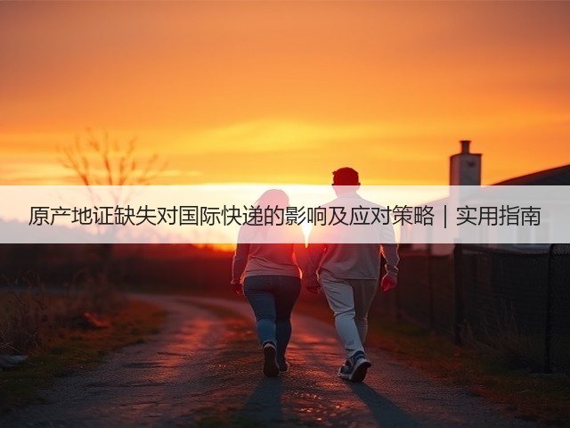 原产地证缺失对国际快递的影响及应对策略|实用指南(图3) 原产地证缺失对国际快递的影响及应对策略|实用指南(图3)