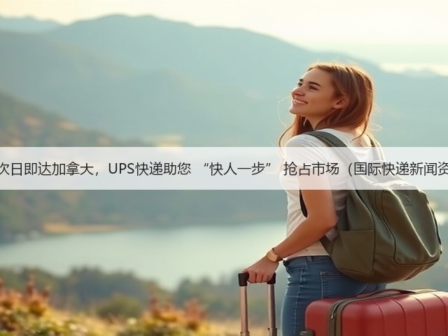 最快次日即达加拿大,UPS快递助您 “快人一步” 抢占市场(国际快递新闻资讯)(图1) 最快次日即达加拿大,UPS快递助您 “快人一步” 抢占市场(国际快递新闻资讯)(图1)