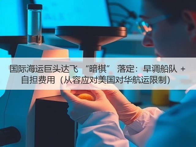 国际海运巨头达飞 “暗棋” 落定:早调船队 + 自担费用(从容应对美国对华航运限制)(图1) 国际海运巨头达飞 “暗棋” 落定:早调船队 + 自担费用(从容应对美国对华航运限制)(图1)