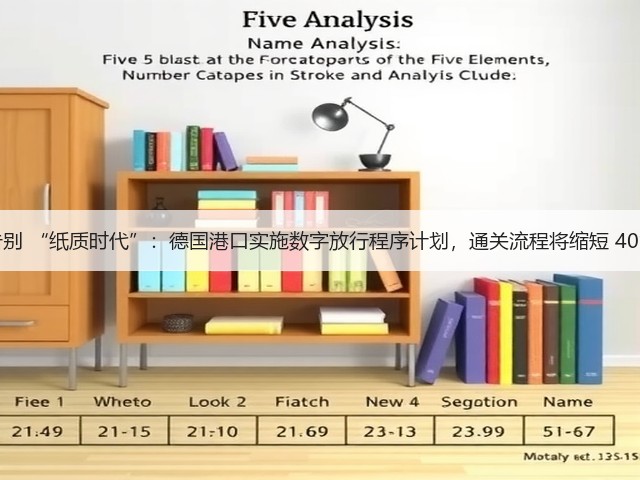告别 “纸质时代”:德国港口实施数字放行程序计划,通关流程将缩短 40%(图3) 告别 “纸质时代”:德国港口实施数字放行程序计划,通关流程将缩短 40%(图3)
