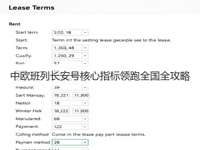 中欧班列长安号核心指标领跑全国全攻略(图1) 中欧班列长安号核心指标领跑全国全攻略(图1)