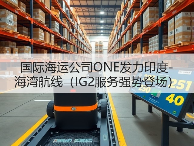 国际海运公司ONE发力印度-海湾航线(IG2服务强势登场)(图1) 国际海运公司ONE发力印度-海湾航线(IG2服务强势登场)(图1)