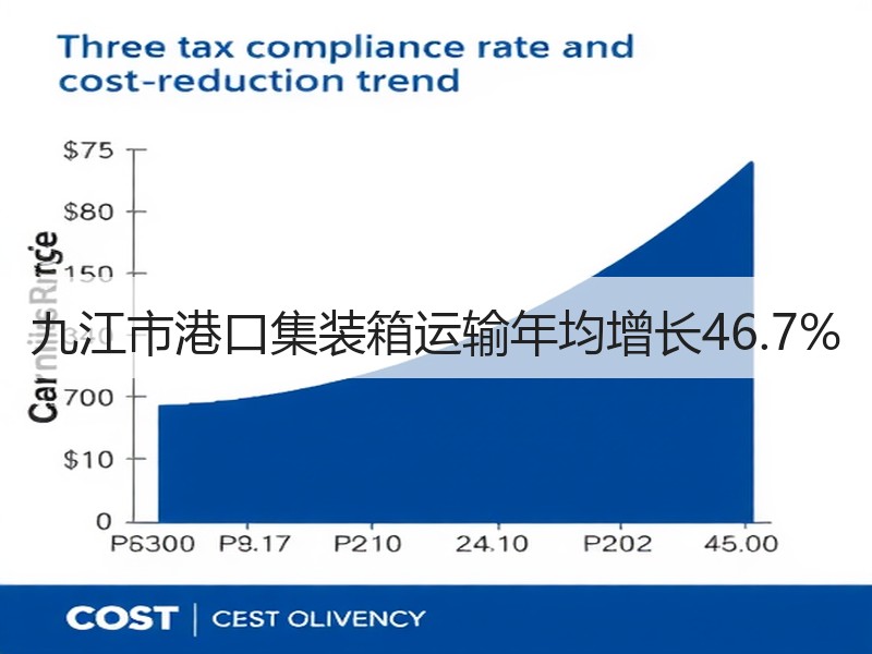 九江市港口集装箱运输年均增长46.7%