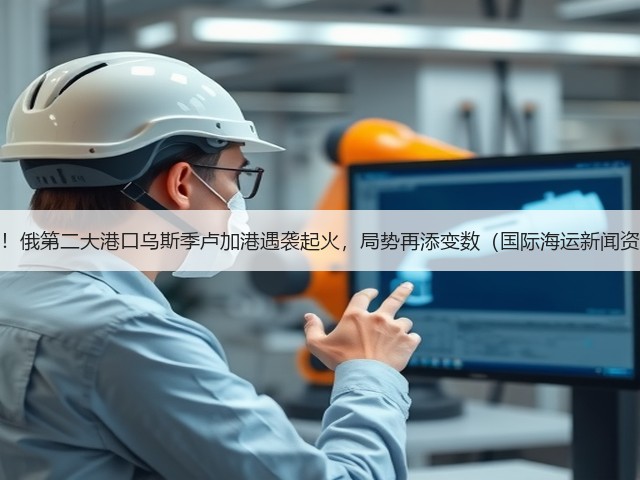 突发！俄第二大港口乌斯季卢加港遇袭起火，局势再添变数（国际海运新闻资讯）(图1)