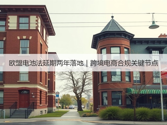 欧盟电池法延期两年落地｜跨境电商合规关键节点(图2)