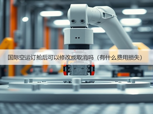 国际空运订舱后可以修改或取消吗（有什么费用损失）(图3)