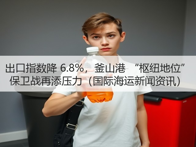 出口指数降 6.8%,釜山港 “枢纽地位” 保卫战再添压力(国际海运新闻资讯)(图1) 出口指数降 6.8%,釜山港 “枢纽地位” 保卫战再添压力(国际海运新闻资讯)(图1)