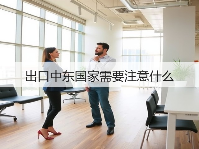 出口中东国家需要注意什么(图3) 出口中东国家需要注意什么(图3)