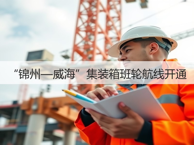 “锦州—威海”集装箱班轮航线开通