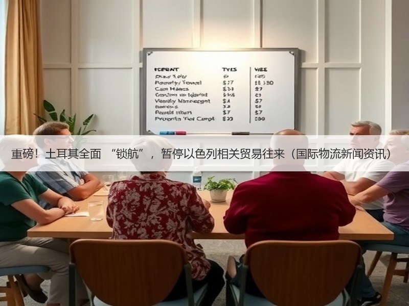 重磅！土耳其全面 “锁航”，暂停以色列相关贸易往来（国际物流新闻资讯）