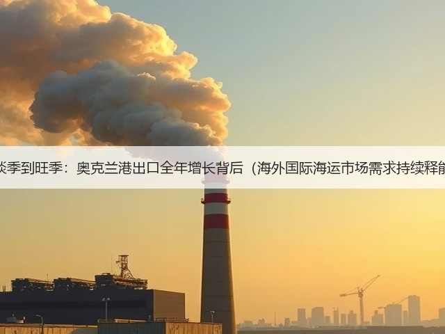 从淡季到旺季：奥克兰港出口全年增长背后（海外国际海运市场需求持续释能）(图1)