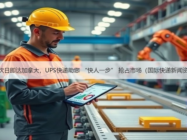 最快次日即达加拿大，UPS快递助您 “快人一步” 抢占市场（国际快递新闻资讯）(图1)