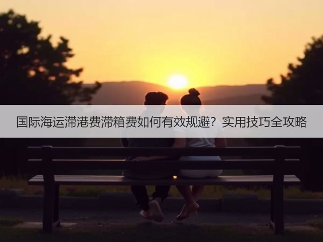 国际海运滞港费滞箱费如何有效规避?实用技巧全攻略(图1) 国际海运滞港费滞箱费如何有效规避?实用技巧全攻略(图1)