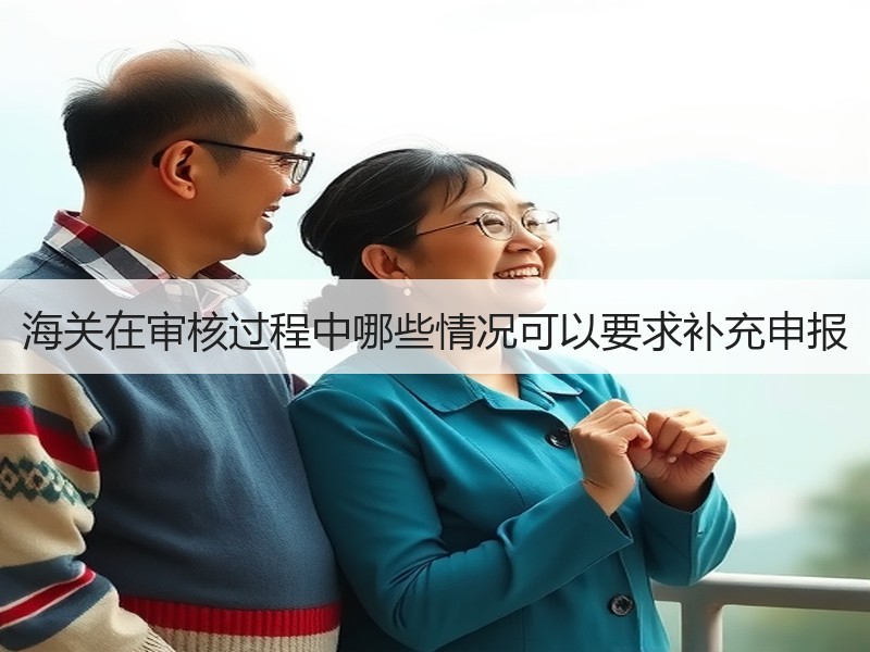 海关在审核过程中哪些情况可以要求补充申报