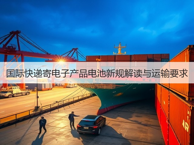 国际快递寄电子产品电池新规解读与运输要求(图3) 国际快递寄电子产品电池新规解读与运输要求(图3)