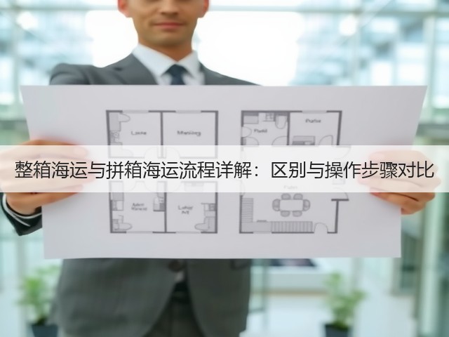 整箱海运与拼箱海运流程详解：区别与操作步骤对比(图2)