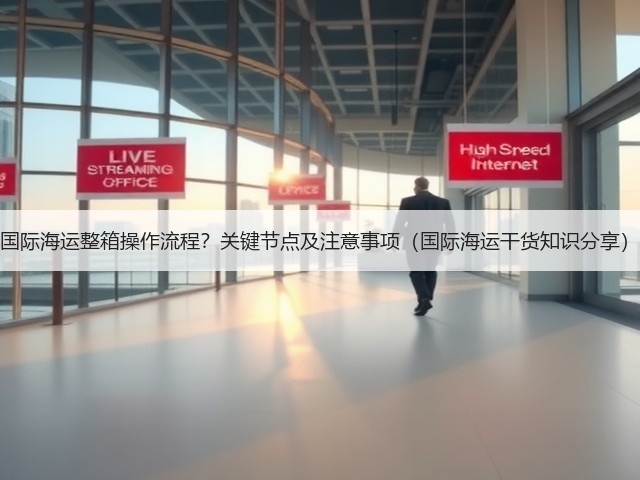 国际海运整箱操作流程?关键节点及注意事项(国际海运干货知识分享)(图3) 国际海运整箱操作流程?关键节点及注意事项(国际海运干货知识分享)(图3)