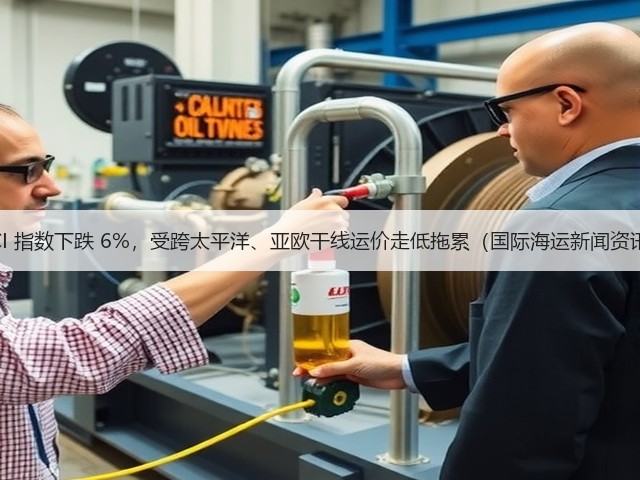 WCI 指数下跌 6%，受跨太平洋、亚欧干线运价走低拖累（国际海运新闻资讯）(图1)