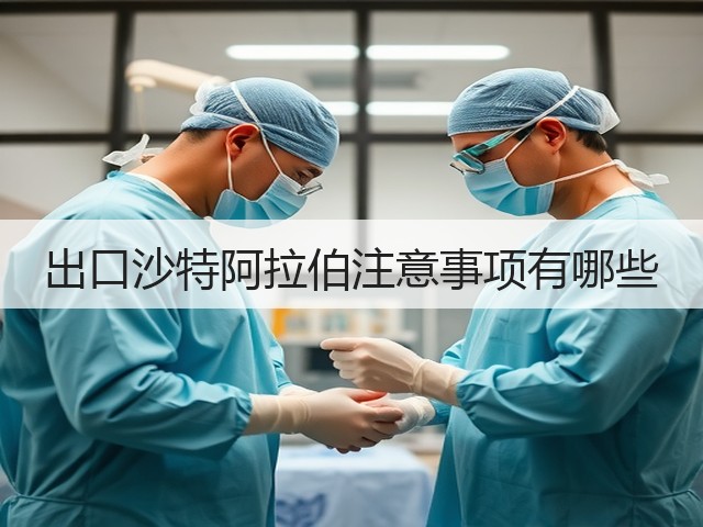 出口沙特阿拉伯注意事项有哪些(图1)