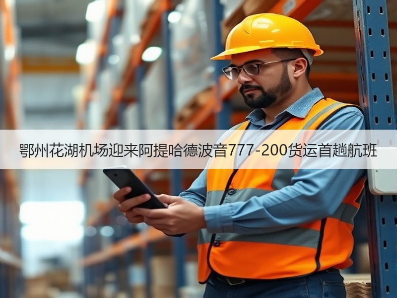 鄂州花湖机场迎来阿提哈德波音777-200货运首趟航班