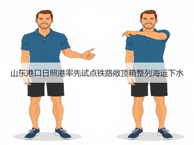 山东港口日照港率先试点铁路敞顶箱整列海运下水(图2)