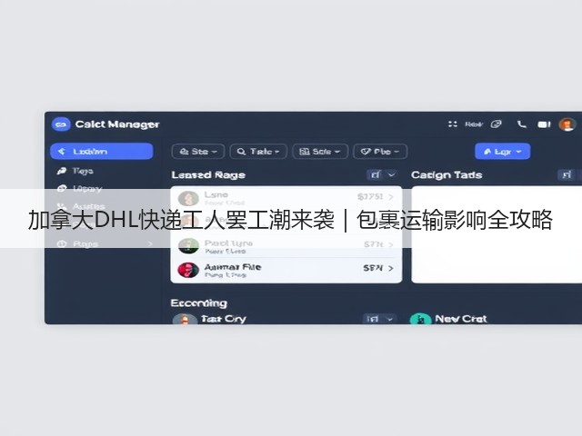 加拿大DHL快递工人罢工潮来袭｜包裹运输影响全攻略(图1)