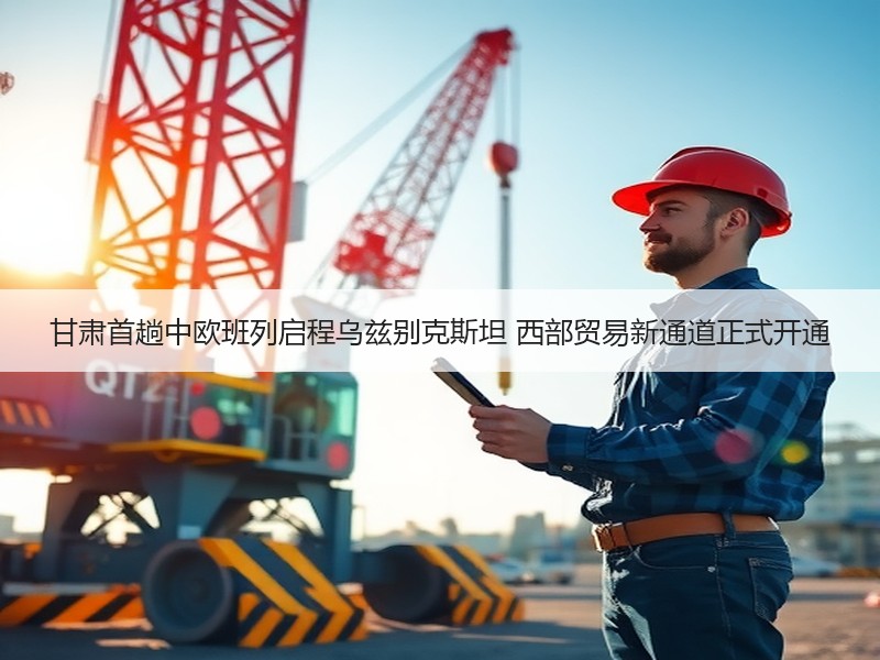 甘肃首趟中欧班列启程乌兹别克斯坦 西部贸易新通道正式开通